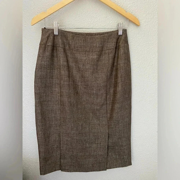 LAFAYETTE 148 NY pencil skirt Size 8 brown - Picture 2 of 4